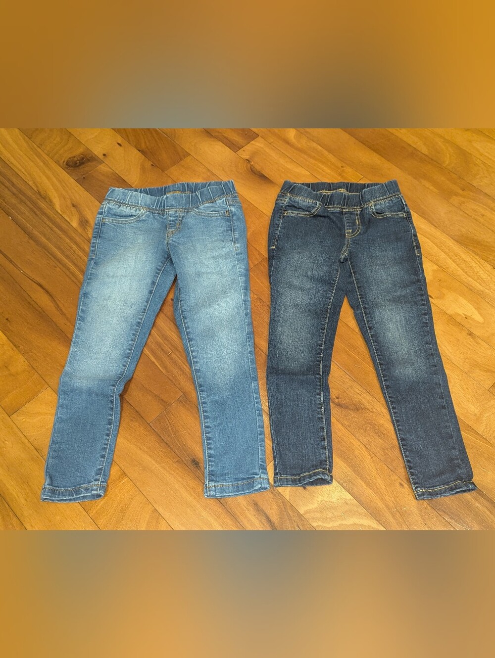 Cat & Jack Kids Denim Jeggings - Light Blue & Dark Blue